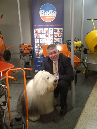 The Dulux Dog Visits ALTRAD Belle